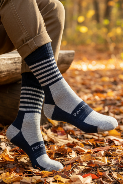Striped Hiker Sock