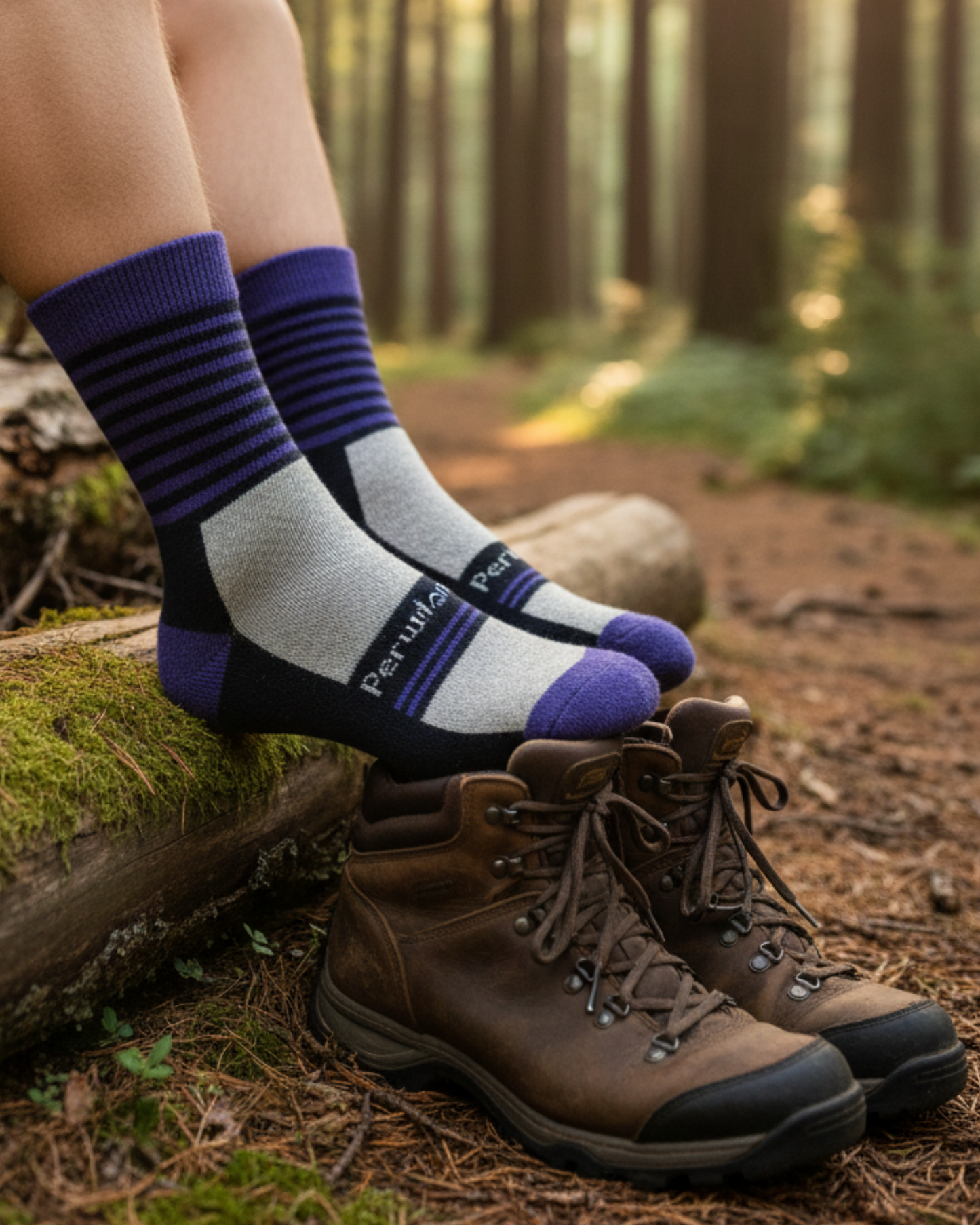 Striped Hiker Sock