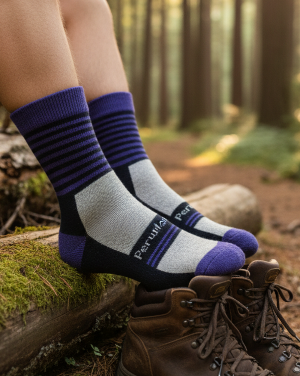 Striped Hiker Sock