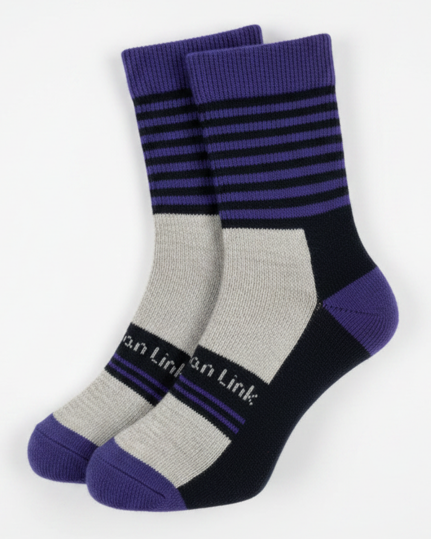 Striped Hiker Sock