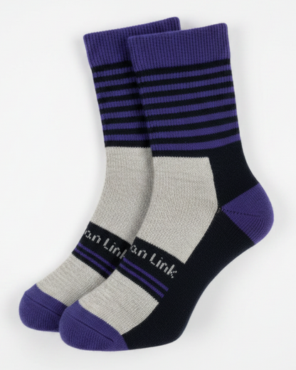 Striped Hiker Sock