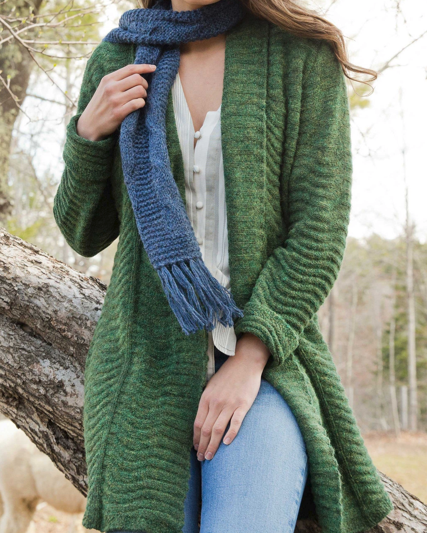Spruce Cardigan – Peruvian Link Alpaca Collection