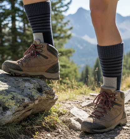 Striped Hiker Sock