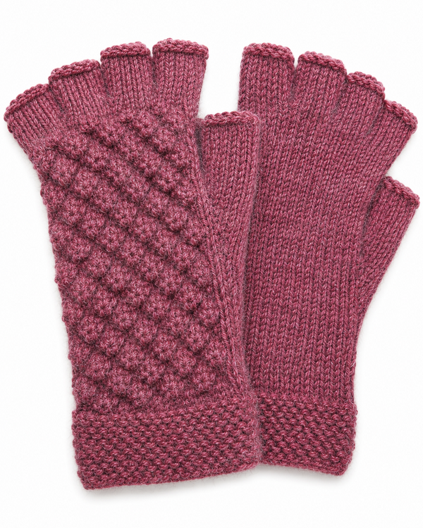Text Fingerless — Rasp — rasp alpaca by Peruvian Link