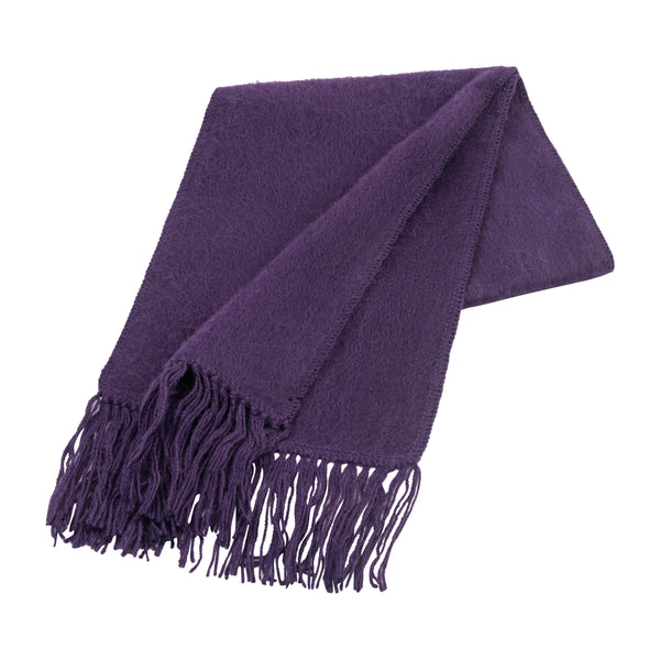 Woven Scarf — Purple — purple alpaca by Peruvian Link