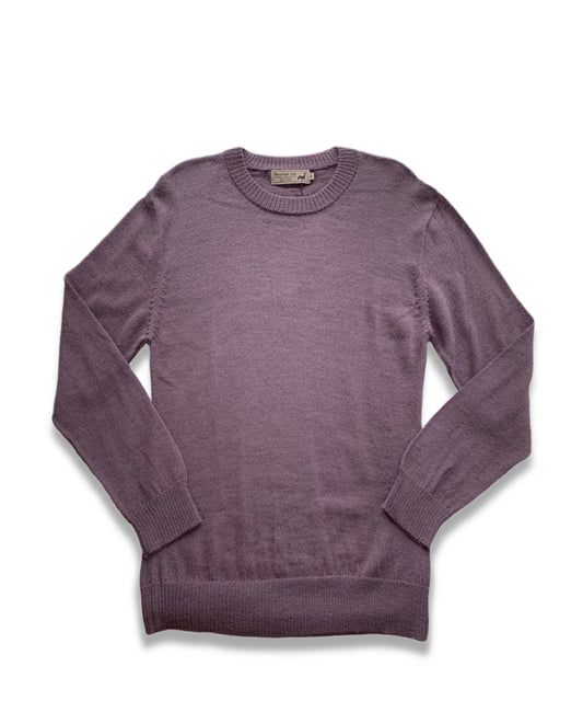 Arctic Haze 100% Alpaca Crewneck