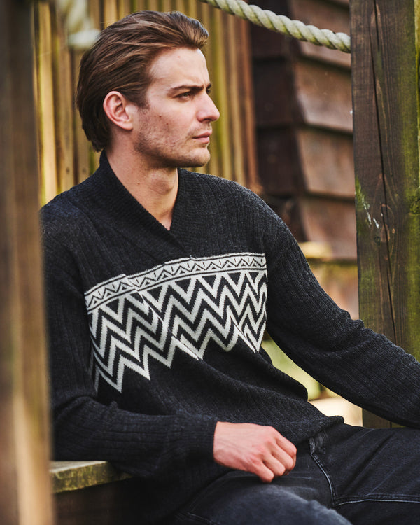 Andes Pullover — único baby alpaca by Peruvian Link