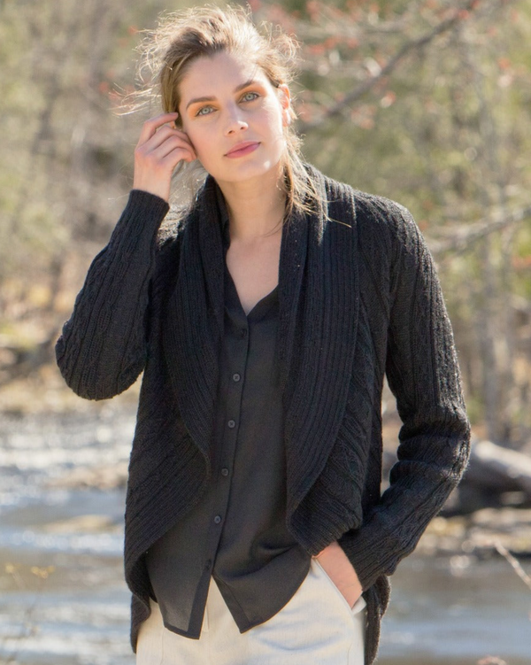 The Convertible — Black — black alpaca by Peruvian Link