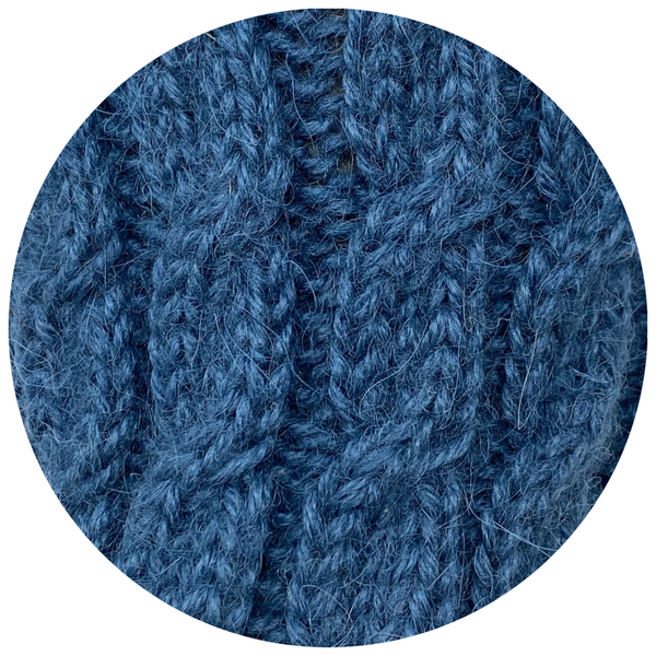 Trenza Button Cap — Teal — teal alpaca by Peruvian Link