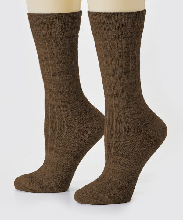 Dress Socks — Tobacco — tobacco alpaca by Peruvian Link