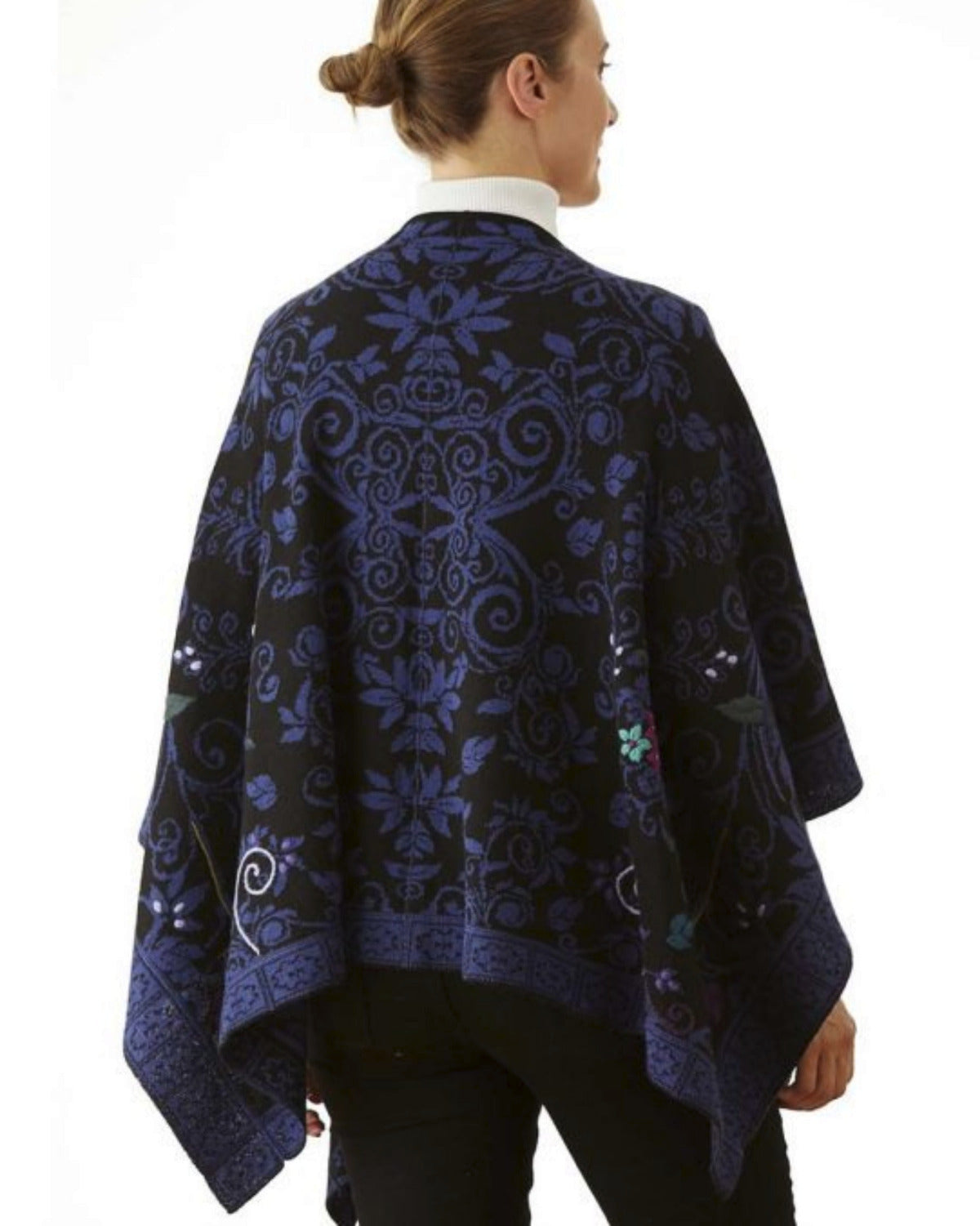 Floral Fusion Ruana