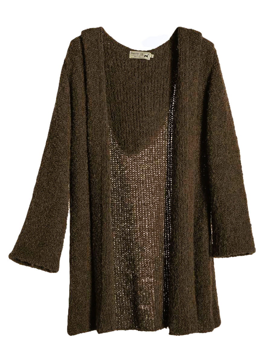 Eco Hooded Cardigan