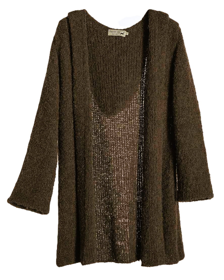 Eco Hooded Cardigan