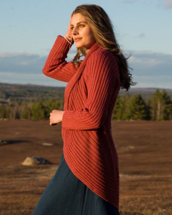 Essential Sweater — Red — red alpaca by Peruvian Link
