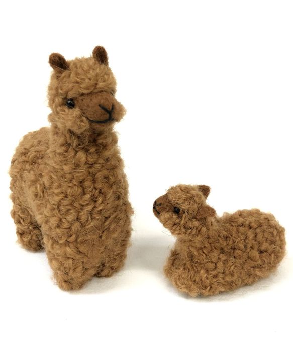 Figurine - 2" Cria — 2" cria baby alpaca by Peruvian Link