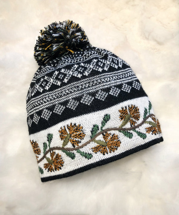 Forest Glen Hat — Black — black alpaca by Peruvian Link