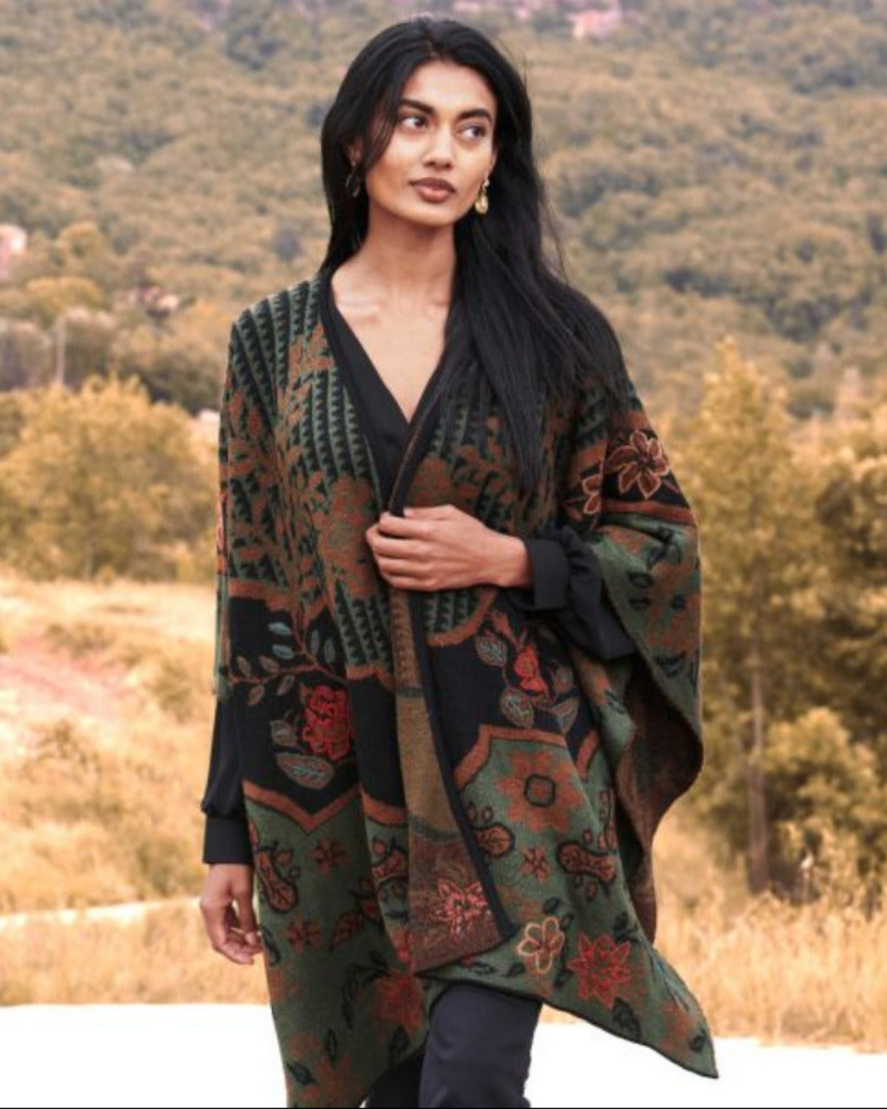 Gypsy Alpaca Ruana