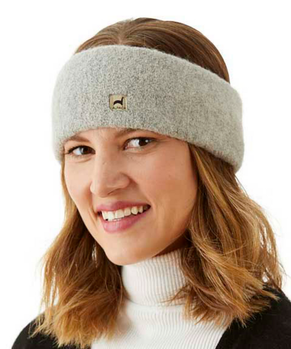 Alpaca Headband — Charcoal — charcoal baby alpaca by Peruvian Link