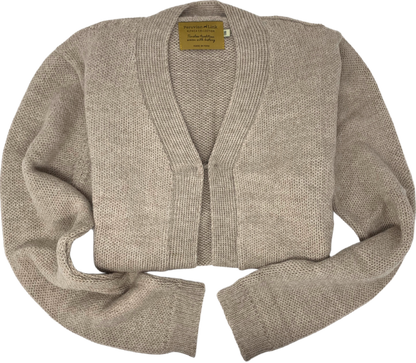 Sandstone Shaker Alpaca Cardigan