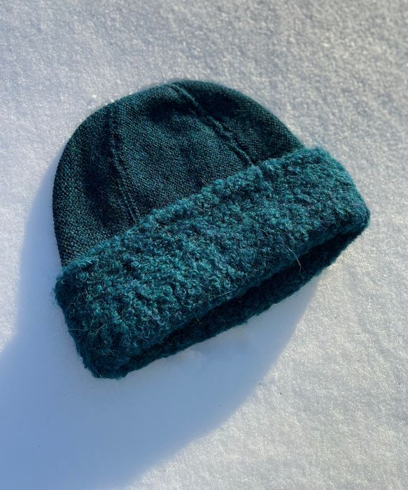 Lightweight Boucle Alpaca Hat