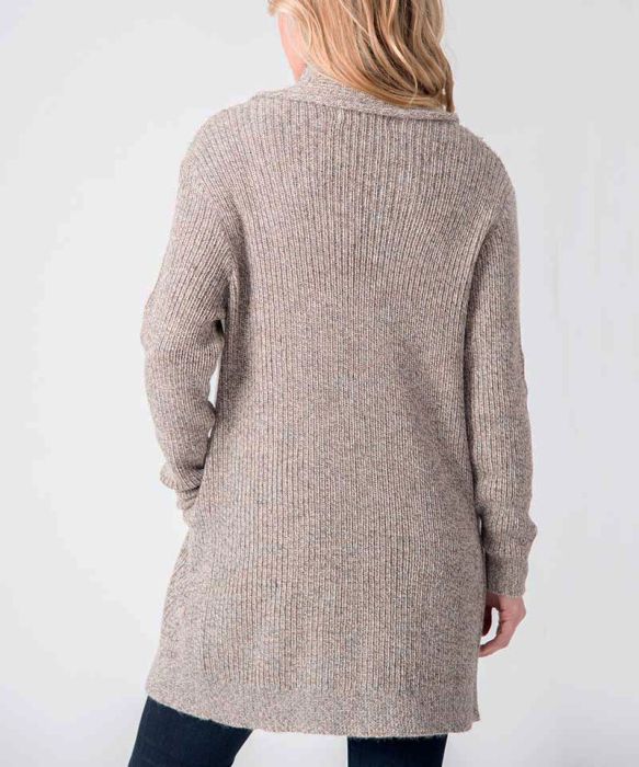 Marled Alpaca Cardigan Melange