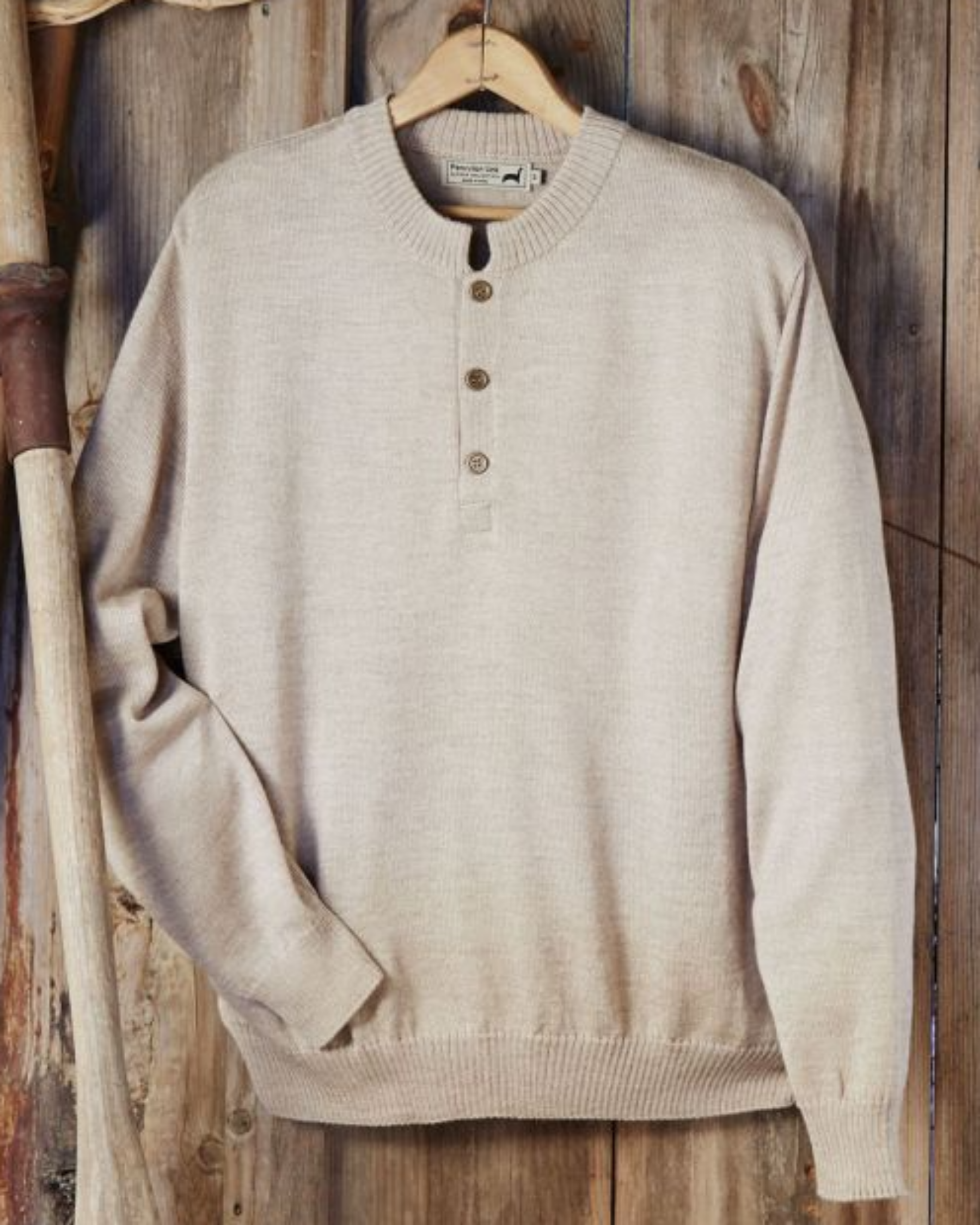 Button Crewneck
