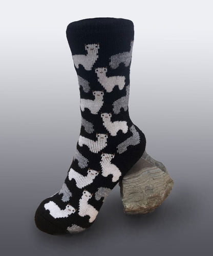 Alpaca Motif Socks