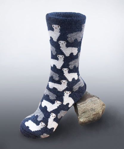 Alpaca Motif Socks