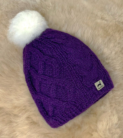 Pom Alpaca Hat