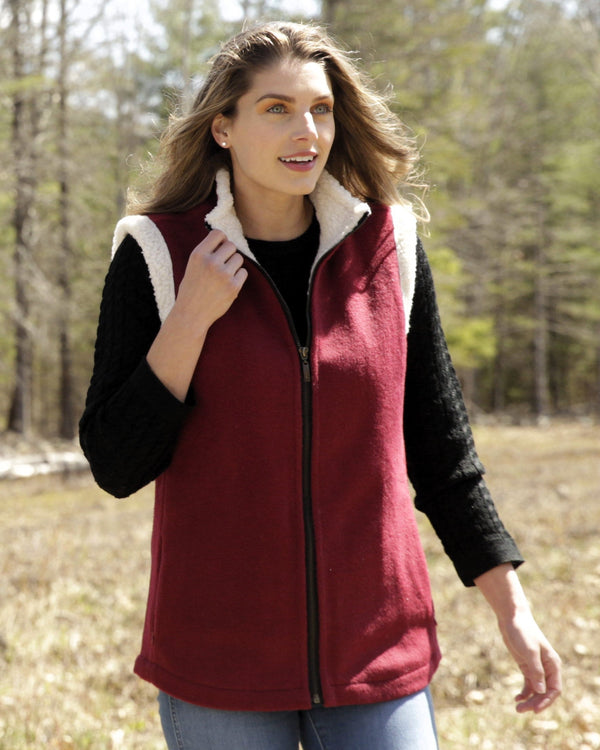 Slim Barn Vest — Cranb — cranb alpaca by Peruvian Link