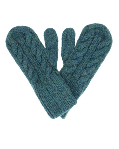 Trenza Knit Alpaca Mitten