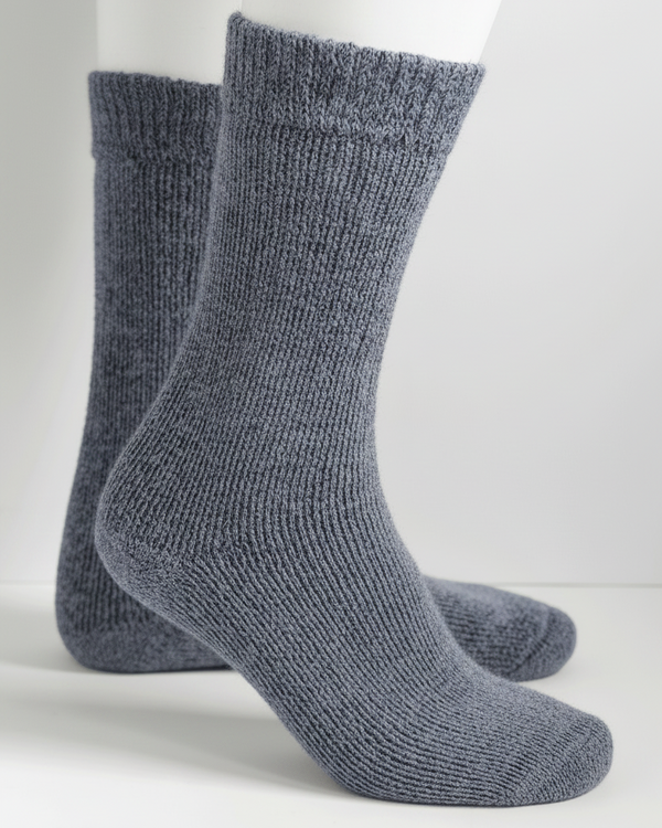Ultimate Socks — Denim — denim alpaca by Peruvian Link