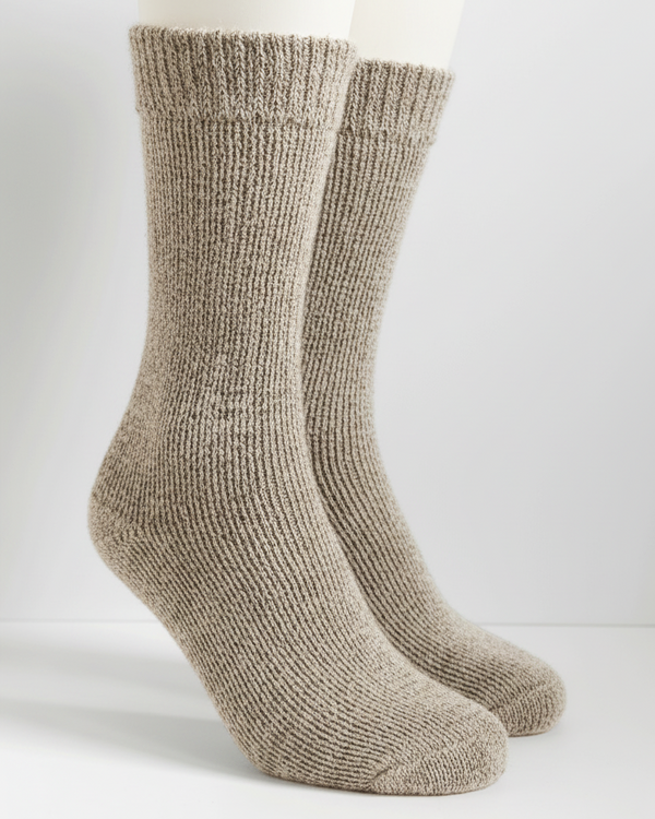 Ultimate Socks — Oatmeal — oatmeal alpaca by Peruvian Link